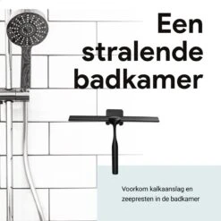 Douchewisser Met Ophanghaak En 2 Extra Strips - Raamwisser Voor Douche - Raamtrekker Zwart -Badkamer Kast Winkel 1200x1200 1347