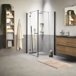 Sealskin Urban - Deluxe Vloerwisser Inclusief Schroefhaak - Zwart -Badkamer Kast Winkel 1200x1200 1371
