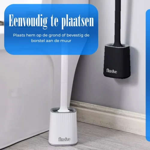 Flusive WC Borstel Met Houder Inclusief Ophangsysteem - Siliconen Toiletborstel - 2 Lifters - Flexibel - Zwart 14 Flusive WC Borstel Met Houder Inclusief Ophangsysteem - Siliconen Toiletborstel - 2 Lifters - Flexibel - Zwart -Badkamer Kast Winkel 1200x1200 1383