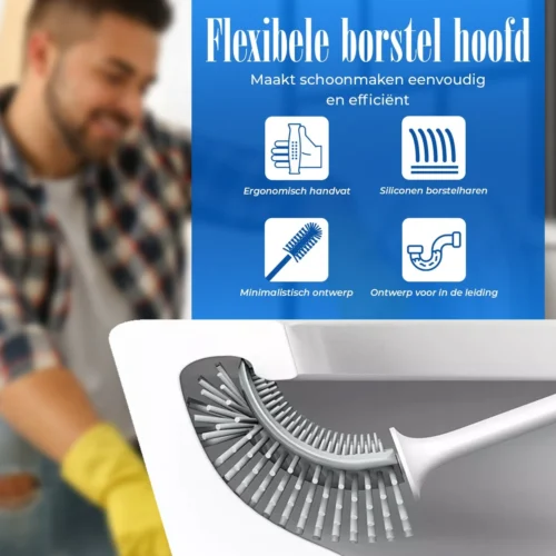 Flusive WC Borstel Met Houder Inclusief Ophangsysteem - Siliconen Toiletborstel - 2 Lifters - Flexibel - Zwart 17 Flusive WC Borstel Met Houder Inclusief Ophangsysteem - Siliconen Toiletborstel - 2 Lifters - Flexibel - Zwart -Badkamer Kast Winkel 1200x1200 1386