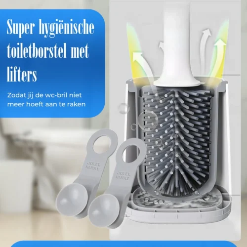 Flusive WC Borstel Met Houder Inclusief Ophangsysteem - Siliconen Toiletborstel - 2 Lifters - Flexibel - Zwart 18 Flusive WC Borstel Met Houder Inclusief Ophangsysteem - Siliconen Toiletborstel - 2 Lifters - Flexibel - Zwart -Badkamer Kast Winkel 1200x1200 1387