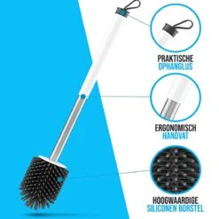 Strex Toiletborstel Siliconen Met Houder - Sneldrogend, Hygiënisch & Antibacteriële Werking - WC Borstel - Toilet Borstel Houder -Badkamer Kast Winkel 1200x1200 1468