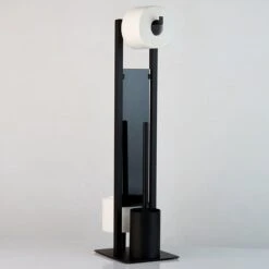 WENKO Toiletbutler Rivalta Zwart - Toiletborstel Met Houder, Toiletrolhouder En Reserverolhouder 31 WENKO Toiletbutler Rivalta Zwart - Toiletborstel Met Houder, Toiletrolhouder En Reserverolhouder -Badkamer Kast Winkel 1200x1200 1530