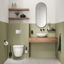 Tiger Colar - Toiletborstel Met Houder - Zwart -Badkamer Kast Winkel 1200x1200 1617