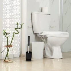 WITTS WC Borstel Met Houder - Staand Of Hangend – Mat Zwart - Incl. Absorberende Pad -Badkamer Kast Winkel 1200x1200 1648