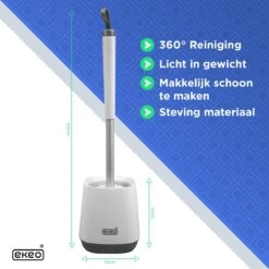 Toiletborstel Siliconen Met Houder - Sneldrogend, Hygiënisch & Antibacteriële Werking - WC Borstel - Toilet Borstel Houder (EXTRA SILICONE BORSTEL GRATIS) -Badkamer Kast Winkel 1200x1200 1653