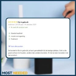 Merkloos Most Needed WC Borstel Met Houder - Siliconen Borstel - Duurzaam - Vrijstaand Of Hangend - Zwart -Badkamer Kast Winkel 1200x1200 1693