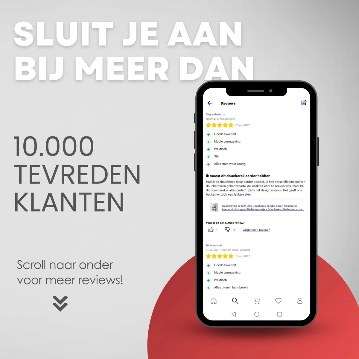 SIAFOSS Doucherek Zonder Boren Doucherek Hangend - 100% Stevig - 100% RVS - Hangend Badkamerrekje - Doucherek Aan Douchewand - Badkamer Accessoires - RVS Zwart - 2 Laags - Douchemand 10 SIAFOSS Doucherek Zonder Boren Doucherek Hangend - 100% Stevig - 100% RVS - Hangend Badkamerrekje - Doucherek Aan Douchewand - Badkamer Accessoires - RVS Zwart - 2 Laags - Douchemand - Afbeelding 10