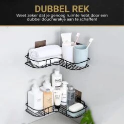 HGMD® Doucherek Zonder Boren - 1 Stuk - Zwart - Zelfklevend Doucherek –Badkamerrek - Badrek - Keukenrek - Doucherek Hangend – Badkamer Accessoires - Kruidenrek 14 HGMD® Doucherek Zonder Boren - 1 Stuk - Zwart - Zelfklevend Doucherek –Badkamerrek - Badrek - Keukenrek - Doucherek Hangend – Badkamer Accessoires - Kruidenrek -Badkamer Kast Winkel 1200x1200 1803