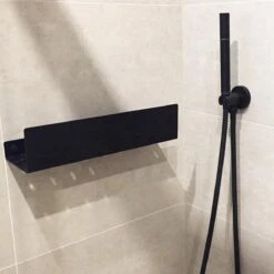 Doucherek Zwart - Shampoo Rek - RVS - Eenvoudig Te Monteren -Badkamer Kast Winkel 1200x1200 1847