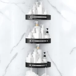 Sens Design Doucherekjes Set Van 3 - Doucherek Zonder Boren - Zwart 16 Sens Design Doucherekjes Set Van 3 - Doucherek Zonder Boren - Zwart -Badkamer Kast Winkel 1200x1200 1866