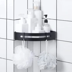 Sens Design Doucherekjes Set Van 3 - Doucherek Zonder Boren - Zwart 22 Sens Design Doucherekjes Set Van 3 - Doucherek Zonder Boren - Zwart -Badkamer Kast Winkel 1200x1200 1868