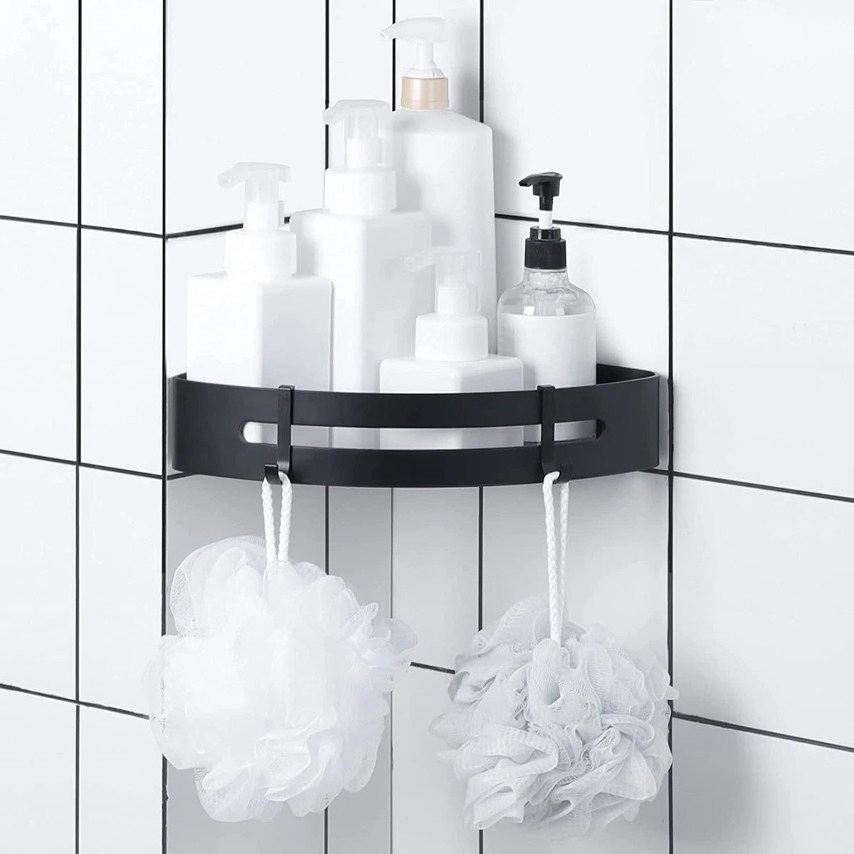 Sens Design Doucherekjes Set Van 3 - Doucherek Zonder Boren - Zwart 11 Sens Design Doucherekjes Set Van 3 - Doucherek Zonder Boren - Zwart - Afbeelding 11