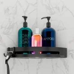 Doucherek 2 Stuks - Douchemand - Hangend Hoek - Telescopisch - Zonder Boren - Zwart - RVS 15 Doucherek 2 Stuks - Douchemand - Hangend Hoek - Telescopisch - Zonder Boren - Zwart - RVS -Badkamer Kast Winkel 1200x1200 1871