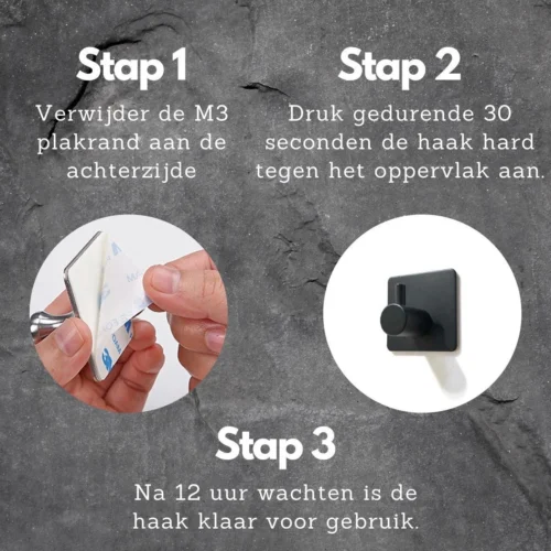 Handdoekhaak Set Zonder Boren RVS Vierkant Zelfklevend - Badjas - Theedoek Hanger - Keuken - Badkamer - Handdoek Haakjes 20 Handdoekhaak Set Zonder Boren RVS Vierkant Zelfklevend - Badjas - Theedoek Hanger - Keuken - Badkamer - Handdoek Haakjes -Badkamer Kast Winkel 1200x1200 195