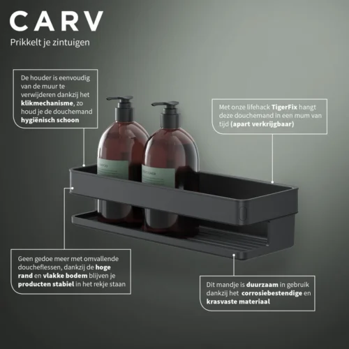 Tiger Carv - Douchemand 28 Cm - Zwart -Badkamer Kast Winkel 1200x1200 1953