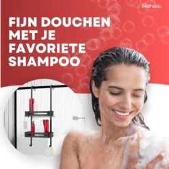 SIAFOSS Doucherek XL Zonder Boren Doucherek Hangend - 100% Stevig - 100% RVS - Hangend Badkamerrekje - Doucherek Aan Douchewand - Badkamer Accessoires - RVS Zwart - 2 Laags - Douchemand 14 SIAFOSS Doucherek XL Zonder Boren Doucherek Hangend - 100% Stevig - 100% RVS - Hangend Badkamerrekje - Doucherek Aan Douchewand - Badkamer Accessoires - RVS Zwart - 2 Laags - Douchemand -Badkamer Kast Winkel 1200x1200 2040