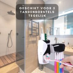 Tandpasta Dispenser - Tandenborstel Houder - Tandpasta Knijper - Tube Knijper - Tandpasta Houder - Geschikt Voor Elektrische Tandenborstel -Badkamer Kast Winkel 1200x1200 2081
