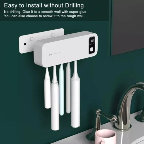 UV-Brush | Tandenborstelhouder Antibacterieel | Steriliserend UV Licht | Hangend | Zwart | Badkamer | Nieuw Model Met Ventilator 14 UV-Brush | Tandenborstelhouder Antibacterieel | Steriliserend UV Licht | Hangend | Zwart | Badkamer | Nieuw Model Met Ventilator -Badkamer Kast Winkel 1200x1200 2092