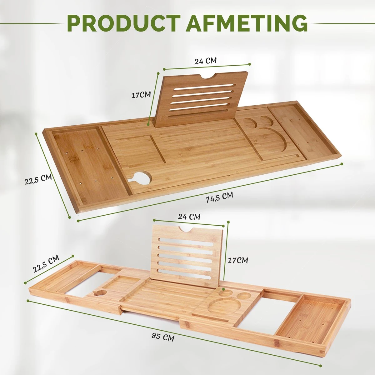 Krexs - Badplank – Badbrug - Badplank Voor In Bad – Badrekje - Badtafel - Badkuip Plank - Bamboe Badplank 9 Krexs - Badplank – Badbrug - Badplank Voor In Bad – Badrekje - Badtafel - Badkuip Plank - Bamboe Badplank - Afbeelding 9