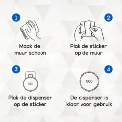 Royal WM - Automatische Zeepdispenser - 300ml - Zwart - Wandmontage - Sensor 19 Royal WM - Automatische Zeepdispenser - 300ml - Zwart - Wandmontage - Sensor -Badkamer Kast Winkel 1200x1200 2244