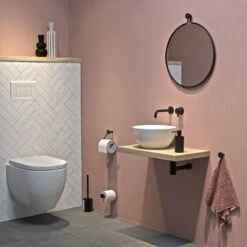 Tiger Porto - Zeepdispenser 200 Ml - Vrijstaand - Zwart -Badkamer Kast Winkel 1200x1200 2259