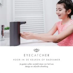 101Products Automatische Zeepdispenser - USB Oplaadbaar - Zeepdispenser Met Sensor - Zeeppompje - Zwart 15 101Products Automatische Zeepdispenser - USB Oplaadbaar - Zeepdispenser Met Sensor - Zeeppompje - Zwart -Badkamer Kast Winkel 1200x1200 2281