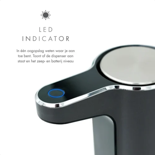 101Products Automatische Zeepdispenser - USB Oplaadbaar - Zeepdispenser Met Sensor - Zeeppompje - Zwart -Badkamer Kast Winkel 1200x1200 2282