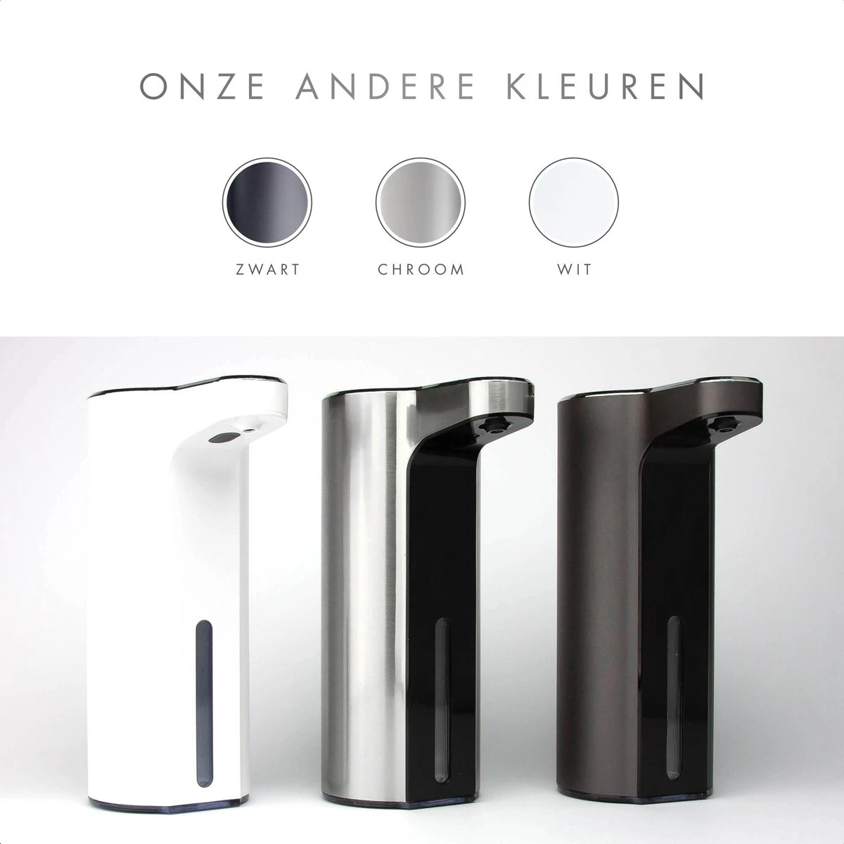 101Products Automatische Zeepdispenser - USB Oplaadbaar - Zeepdispenser Met Sensor - Zeeppompje - Zwart 9 101Products Automatische Zeepdispenser - USB Oplaadbaar - Zeepdispenser Met Sensor - Zeeppompje - Zwart - Afbeelding 9