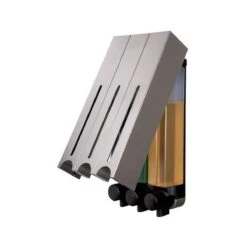 Zeepdispenser - RVS Kleur - 3 Kamer - 3 Reservoirs - 3 X 500ml - Hangend - Wandmontage 8 Zeepdispenser - RVS Kleur - 3 Kamer - 3 Reservoirs - 3 X 500ml - Hangend - Wandmontage -Badkamer Kast Winkel 1200x1200 2319