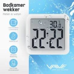 VAIVE Douchetimer Waterdicht - Douchewekker - Douche Zandloper - Klok - Shower Timer -Badkamer Kast Winkel 1200x1200 2323