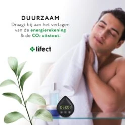 Lifect® Douchetimer 5 Minuten - Douche Wekker - Zandloper- Timer - Douche Klok - Showertimer- Douchecoach- Timer Douche -Badkamer Kast Winkel 1200x1200 2342