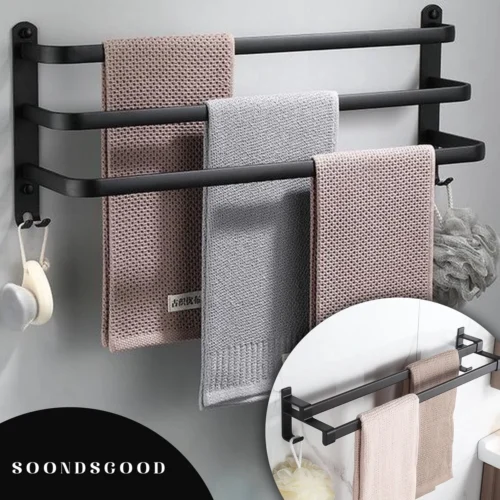 Merkloos Soondsgood Luxe 3 Laags Handdoekrek - Zelfklevend Of Boren - Zwart - Eenvoudige Installatie - Badkamer - Handdoekenrek - Handdoekhouder - 50x14x25cm 15 Merkloos Soondsgood Luxe 3 Laags Handdoekrek - Zelfklevend Of Boren - Zwart - Eenvoudige Installatie - Badkamer - Handdoekenrek - Handdoekhouder - 50x14x25cm -Badkamer Kast Winkel 1200x1200 2384