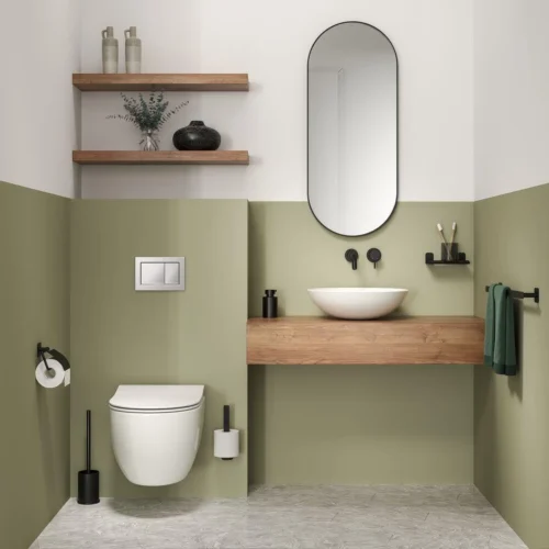 Tiger Colar - Planchet 18 Cm - Zwart -Badkamer Kast Winkel 1200x1200 2428