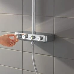 GROHE Euphoria SmartControl 310 Regendouche - CoolTouch - FastFixation - ø 31 Cm - Chroom -Badkamer Kast Winkel 1200x1200 2453