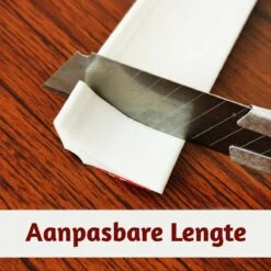 Merkloos S Soesa Zelfklevende Waterkering Douche 200cm - Sanitaire Waterstopper - Douchedorpel Wit, 12 X 20 Mm, 200 Cm -Badkamer Kast Winkel 1200x1200 2466