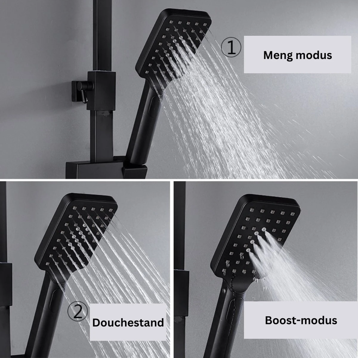 Merkloos TIB Douche Met Ingebouwde Thermostaat - Zonder Extra Stroomaansluiting - Thermostaatkraan V1 2 Merkloos TIB Douche Met Ingebouwde Thermostaat - Zonder Extra Stroomaansluiting - Thermostaatkraan V1 - Afbeelding 2