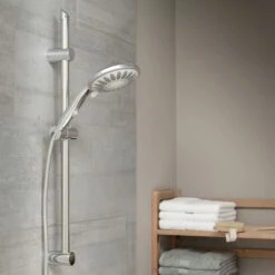 SCHÜTTE Florenz Doucheset Met Handdouche - 56 Tot 67 Cm Glijstang - 5 Standen - Chroom -Badkamer Kast Winkel 1200x1200 2503