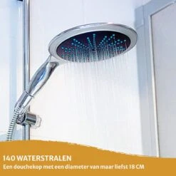 Grote Douchekop - 18cm - Levay ® -Badkamer Kast Winkel 1200x1200 2577