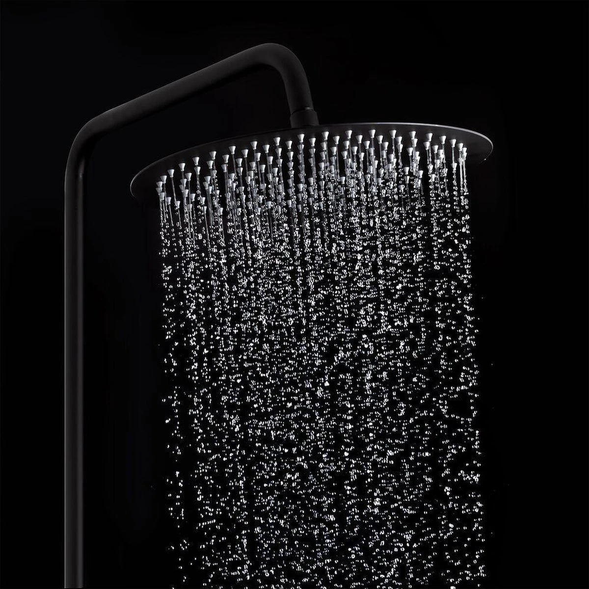 Tiger Twiss Doucheset - Regendouche Ø 30 Cm - Handdouche Ø 12 Cm - Met Thermostaatkraan - 3 Standen - Mat Zwart 4 Tiger Twiss Doucheset - Regendouche Ø 30 Cm - Handdouche Ø 12 Cm - Met Thermostaatkraan - 3 Standen - Mat Zwart - Afbeelding 4