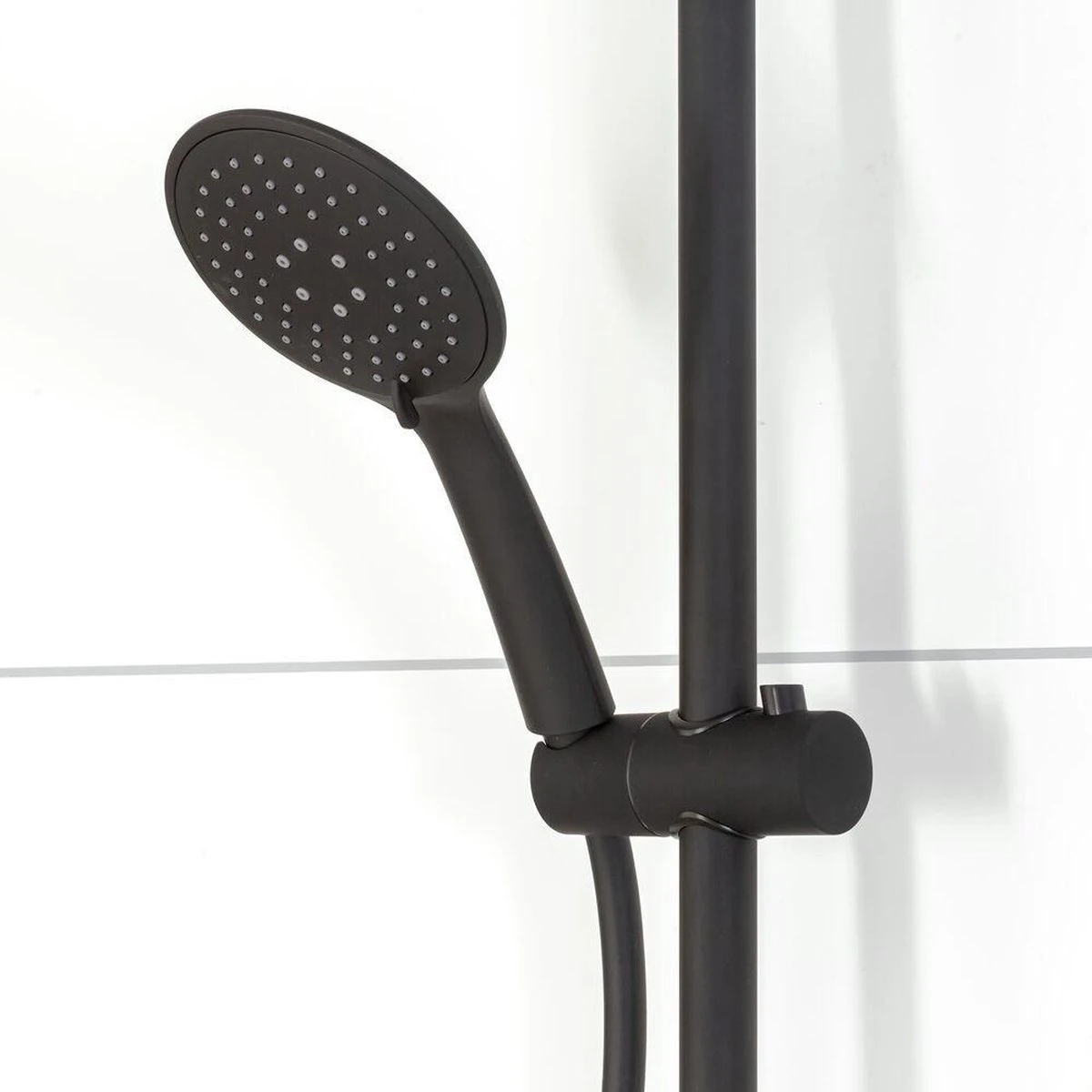 Tiger Twiss Doucheset - Regendouche Ø 30 Cm - Handdouche Ø 12 Cm - Met Thermostaatkraan - 3 Standen - Mat Zwart 7 Tiger Twiss Doucheset - Regendouche Ø 30 Cm - Handdouche Ø 12 Cm - Met Thermostaatkraan - 3 Standen - Mat Zwart - Afbeelding 7