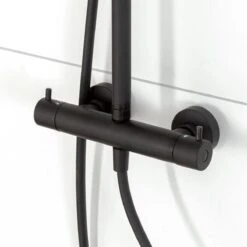 Tiger Twiss Doucheset - Regendouche Ø 30 Cm - Handdouche Ø 12 Cm - Met Thermostaatkraan - 3 Standen - Mat Zwart 25 Tiger Twiss Doucheset - Regendouche Ø 30 Cm - Handdouche Ø 12 Cm - Met Thermostaatkraan - 3 Standen - Mat Zwart -Badkamer Kast Winkel 1200x1200 2591