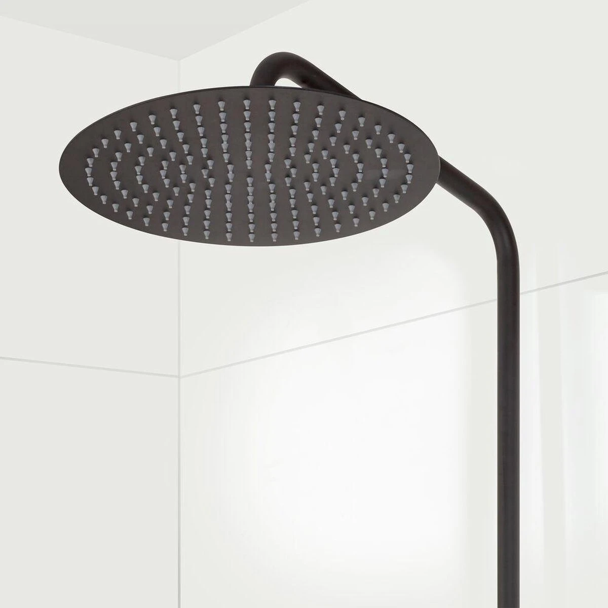 Tiger Twiss Doucheset - Regendouche Ø 30 Cm - Handdouche Ø 12 Cm - Met Thermostaatkraan - 3 Standen - Mat Zwart 14 Tiger Twiss Doucheset - Regendouche Ø 30 Cm - Handdouche Ø 12 Cm - Met Thermostaatkraan - 3 Standen - Mat Zwart - Afbeelding 14