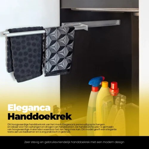 Eleganca Handdoekrek – Handdoekhouder Keuken – Handdoekstang – Ideaal Voor In Keukenkastjes – 44cm Uittrekbaar – 2 Armen – Handdoekrek Badkamer – Inclusief Bevestigingsmateriaal – Hoge Kwaliteit Aluminium – Zilver 11 Eleganca Handdoekrek – Handdoekhouder Keuken – Handdoekstang – Ideaal Voor In Keukenkastjes – 44cm Uittrekbaar – 2 Armen – Handdoekrek Badkamer – Inclusief Bevestigingsmateriaal – Hoge Kwaliteit Aluminium – Zilver -Badkamer Kast Winkel 1200x1200 262