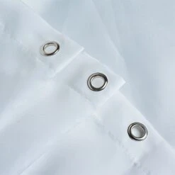 MLN Basics® Douchegordijn | Wit | 180x200 Cm | Inclusief Ringen | Anti-schimmel -Badkamer Kast Winkel 1200x1200 2663