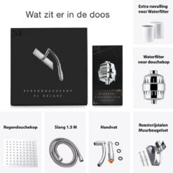 Regendouchekop XL Deluxe Ionisch Met Premium Waterfilter - Waterbesparend - ø 28 Cm - Inclusief Extra Navulling - Slang En Houder - Douchekop Met Filter - Regendouche - Handdouche - Hoge Druk - RVS - Douchefilter - Wellness - Spa 16 Regendouchekop XL Deluxe Ionisch Met Premium Waterfilter - Waterbesparend - ø 28 Cm - Inclusief Extra Navulling - Slang En Houder - Douchekop Met Filter - Regendouche - Handdouche - Hoge Druk - RVS - Douchefilter - Wellness - Spa -Badkamer Kast Winkel 1200x1200 2674