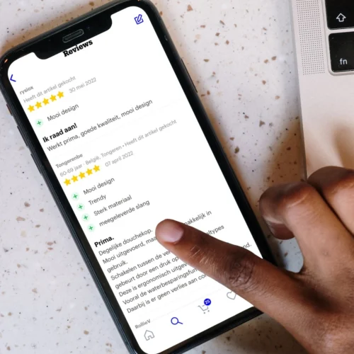 BADO Douchekop Met Slang - Handdouche - Douchekop - Waterbesparend - Doucheslang - Chroom -Badkamer Kast Winkel 1200x1200 2686