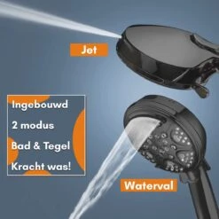 Salvano Douchekop - Waterbesparend - Hoge Kwaliteit - Handdouche - 9 Standen - Zwart 2023 Pro 16 Salvano Douchekop - Waterbesparend - Hoge Kwaliteit - Handdouche - 9 Standen - Zwart 2023 Pro -Badkamer Kast Winkel 1200x1200 2695