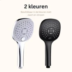 Belliese Doucheset Select - Luxe Douchekop - Doucheslang - Douchekophouder - Douchekop Met Slang - Waterbesparende Douchekop - Badkamer Accessoires - Montage Zonder Boren - 3 Standen - Zwart - Select Knop 13 Belliese Doucheset Select - Luxe Douchekop - Doucheslang - Douchekophouder - Douchekop Met Slang - Waterbesparende Douchekop - Badkamer Accessoires - Montage Zonder Boren - 3 Standen - Zwart - Select Knop -Badkamer Kast Winkel 1200x1200 2706