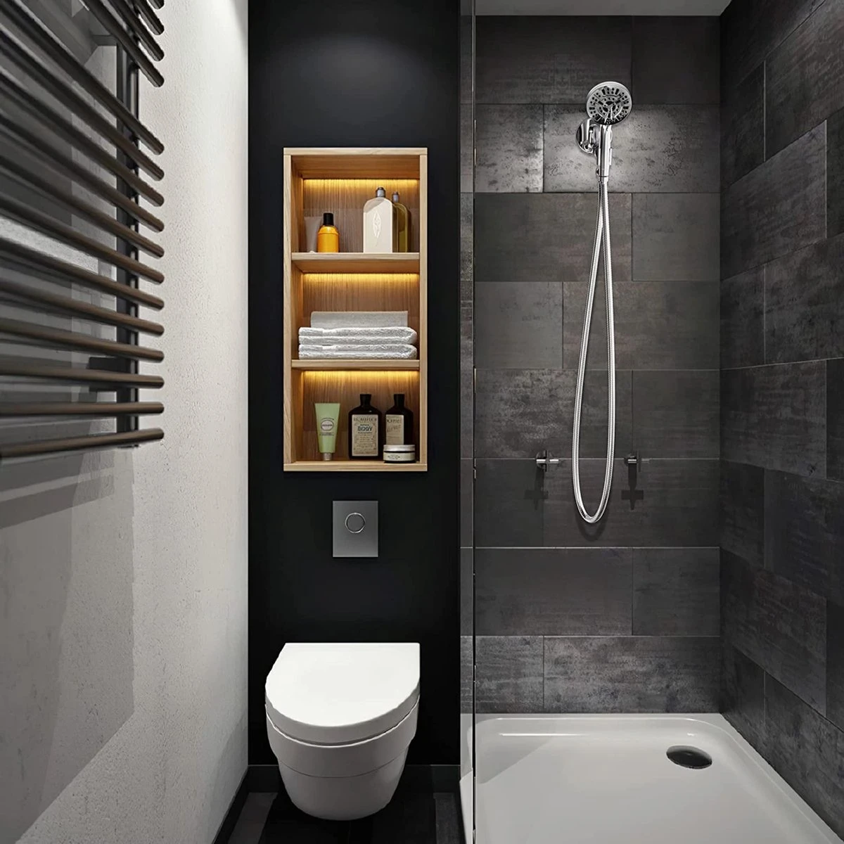 Ionische Dubbelzijdige Douchekop XL | 10 Straalsoorten | Antibacterieel | Antikalk Bescherming | Waterbesparend | Chrome 3 Ionische Dubbelzijdige Douchekop XL | 10 Straalsoorten | Antibacterieel | Antikalk Bescherming | Waterbesparend | Chrome - Afbeelding 3